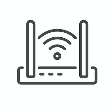 Icon of internet router