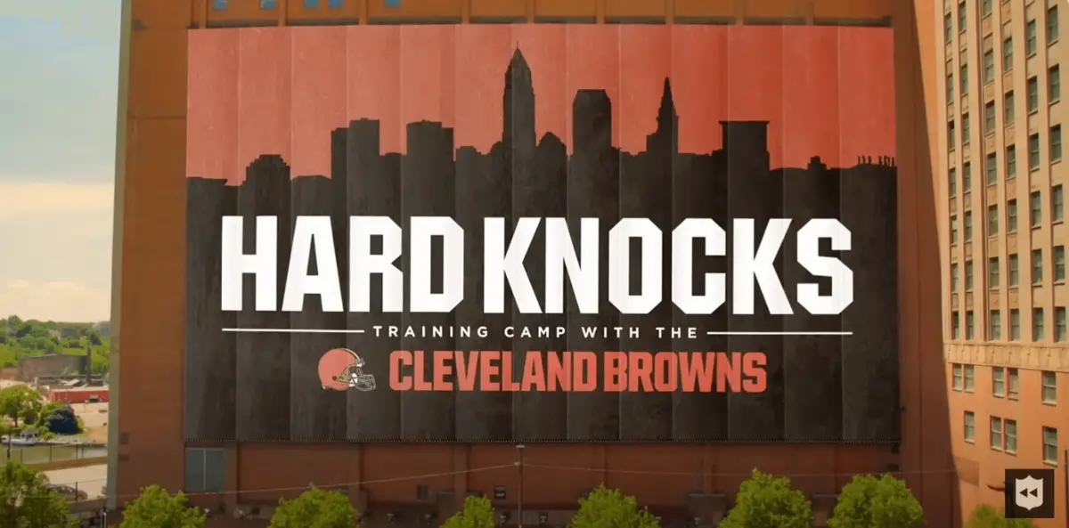 Cleveland Browns Hard Knocks title card.