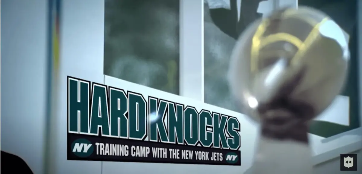 New York Jets Hard Knocks title card.