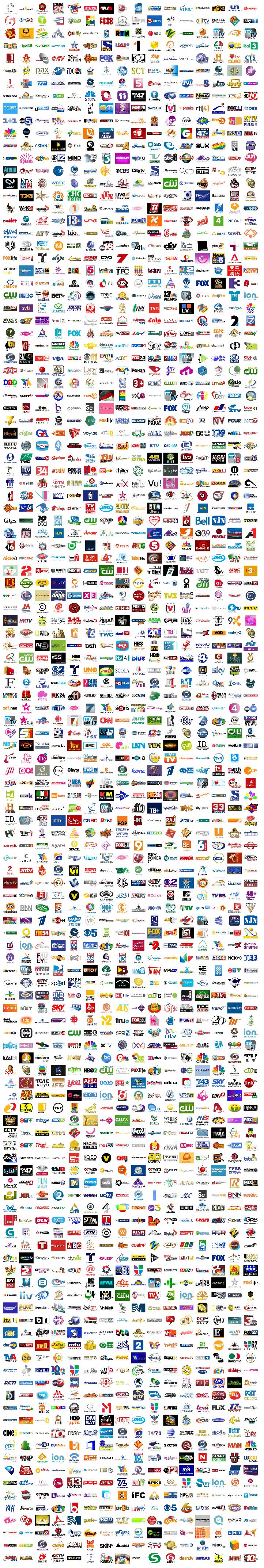 9.000 TV logos
