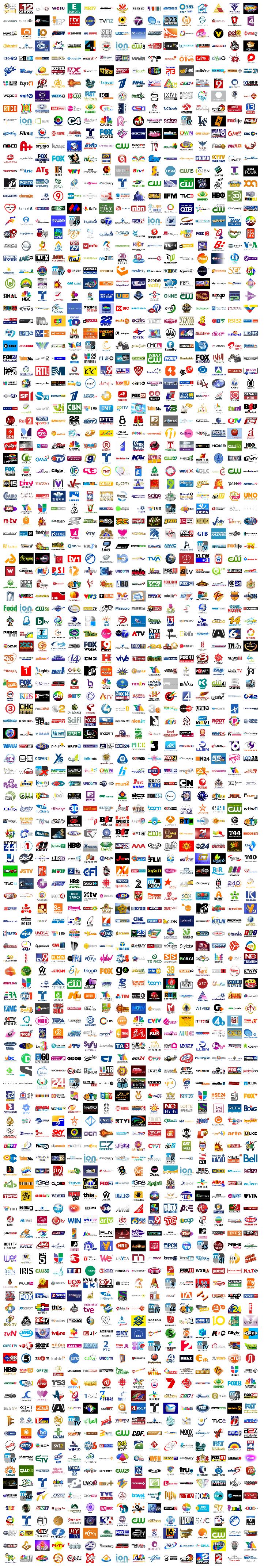 9.000 TV logos